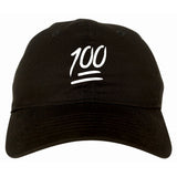 100 dad hat in Black