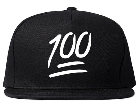 100 Emoji Snapback Hat by Very Nice Clothing