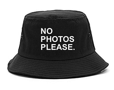 Very Nice No Photoes Please Blogger Bucket Hat
