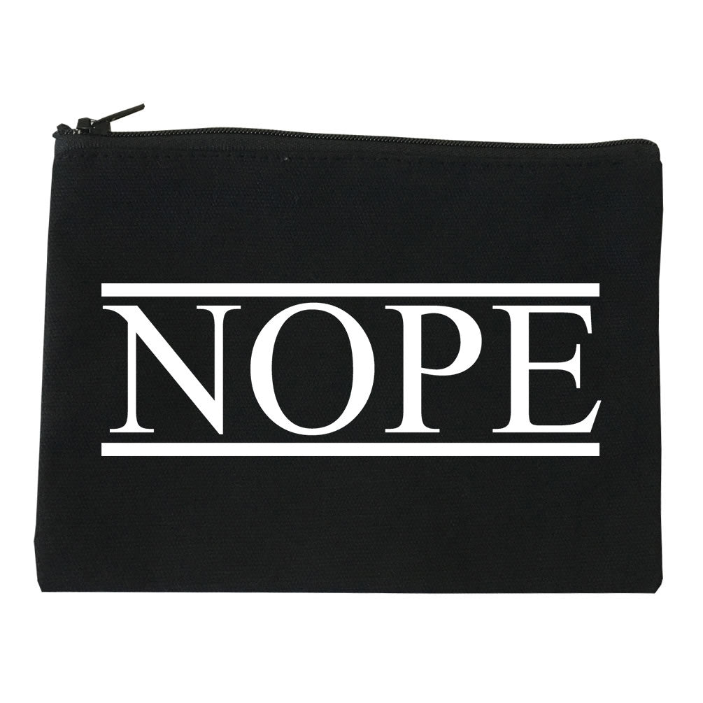 Nope Cosmetic Makeup Bag by Very Nice Clothing