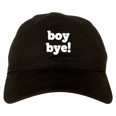 Boy Bye Dad Hat in Black