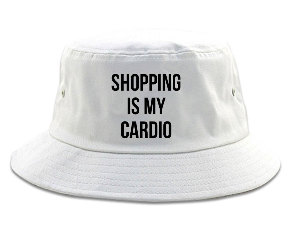 Very Nice Shopping Is My Cardio Black Bucket Hat