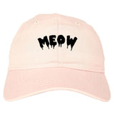 Meow Cute Goth Cat Dad Hat by Very Nice Clothing