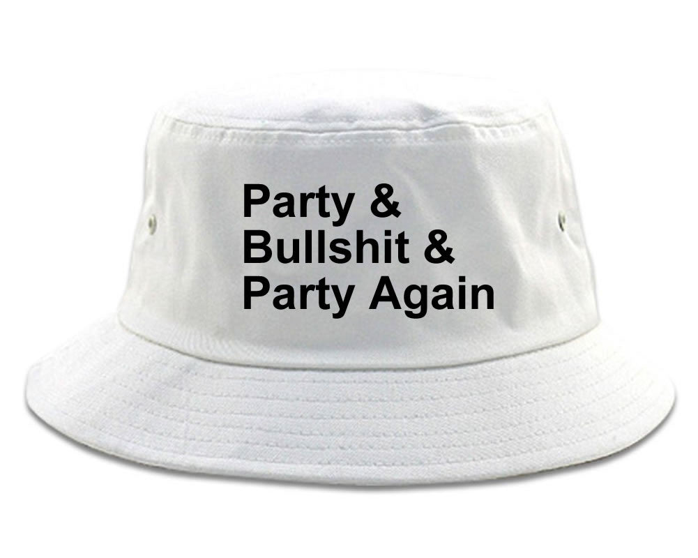 Very Nice Party and Bullshit Black Bucket Hat