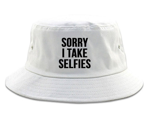 Very Nice Sorry I Take Selfies Kim Black Bucket Hat