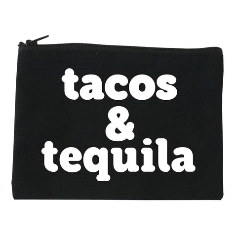 Tacos And Tequila Makeup Bag by Very Nice Clothing