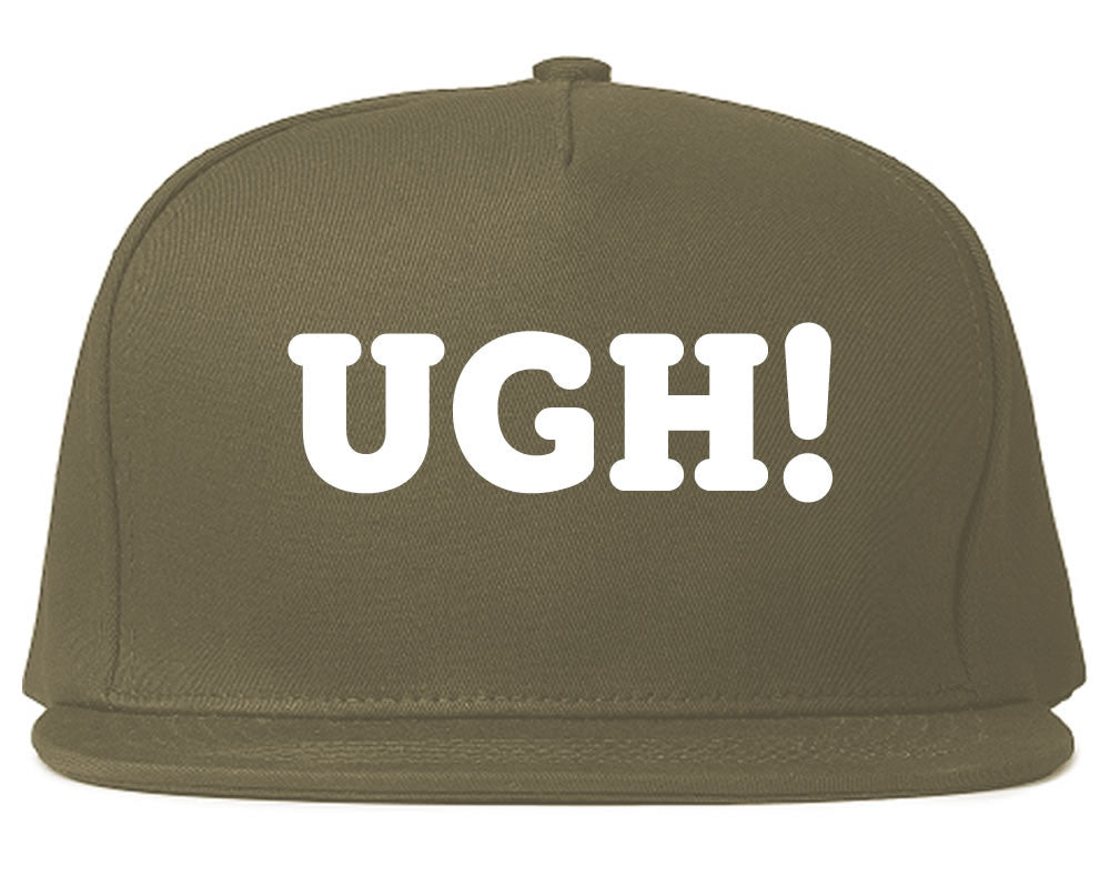 Very Nice Ugh Bored Whatever Black Snapback Hat
