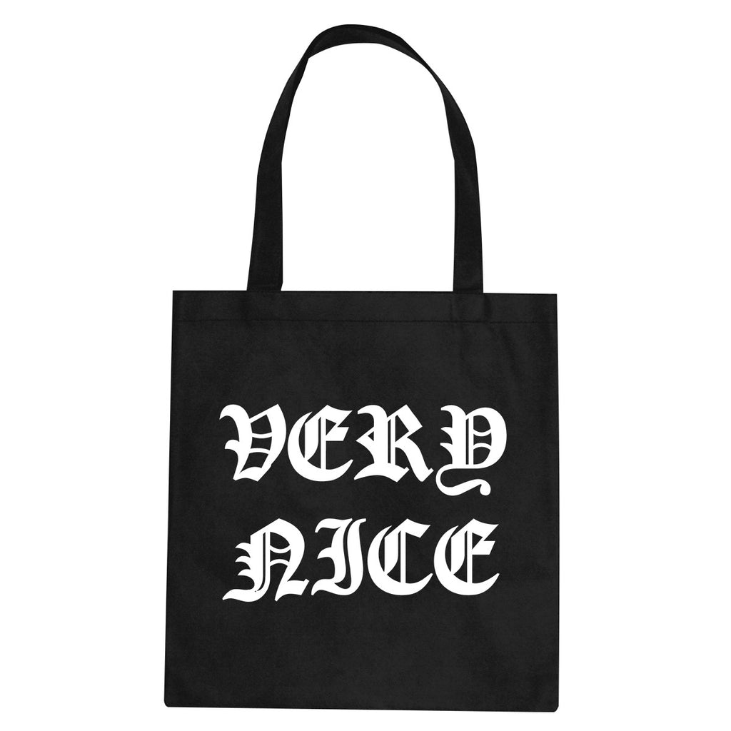 Very Nice Old English Tote Bag by Very Nice Clothing