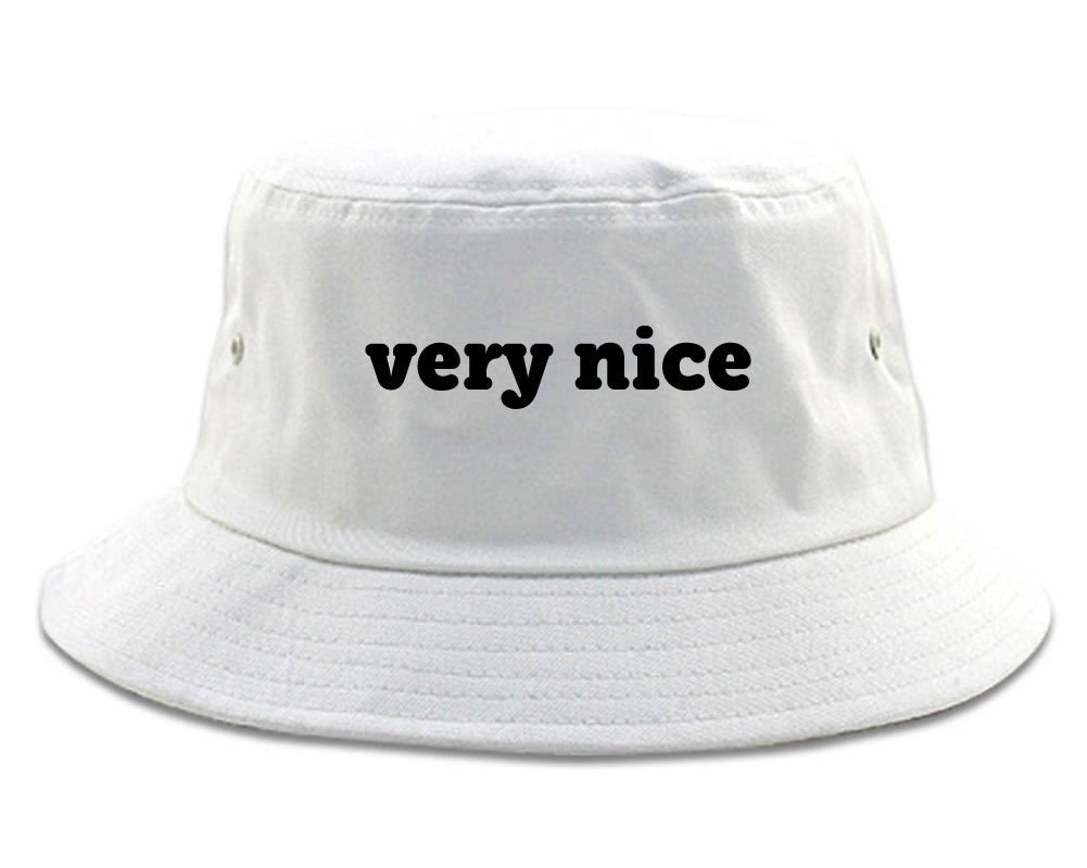 Very Nice Font Style Logo Black Bucket Hat