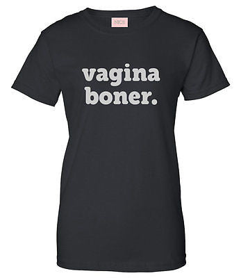 Very Nice Vagina Boner Boyfriend Womens T-Shirt Tee