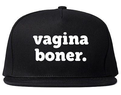 Very Nice Vagina Boner Female Black Snapback Hat