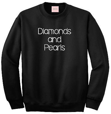 Very Nice Diamonds and Pearls Boyfriend Crewneck Sweatshirt