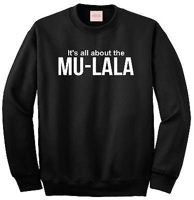 Very Nice Mu-LaLa Riri Boyfriend Crewneck Sweatshirt