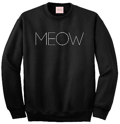 Very Nice Meow Cats Kittens Kitty Boyfriend Sweatshirt