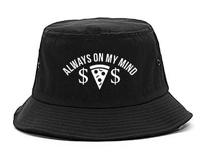 Very Nice Always On My Mind Pizza Money Bucket Hat