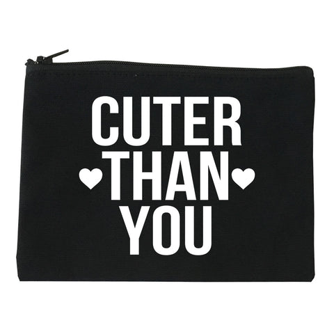 Cuter Than You Heart Cosmetic Makeup Bag by Very Nice Clothing