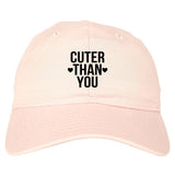 Cuter Than You Heart Dad Hat by Very Nice Clothing