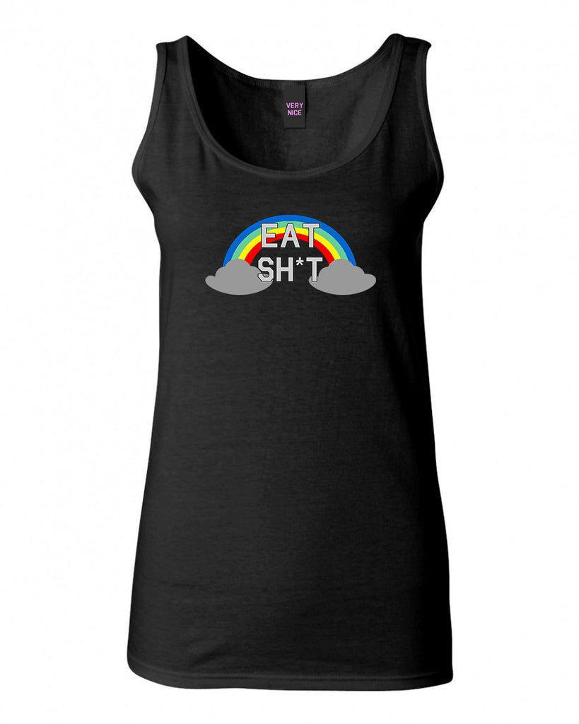 Eat Shit Rainbow Tank Top by Very Nice Clothing