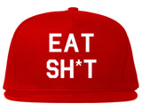 Eat Sht Rainbow Snapback Hat by Very Nice Clothing
