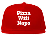Pizza Wifi Naps Snapback Hat by Very Nice Clothing