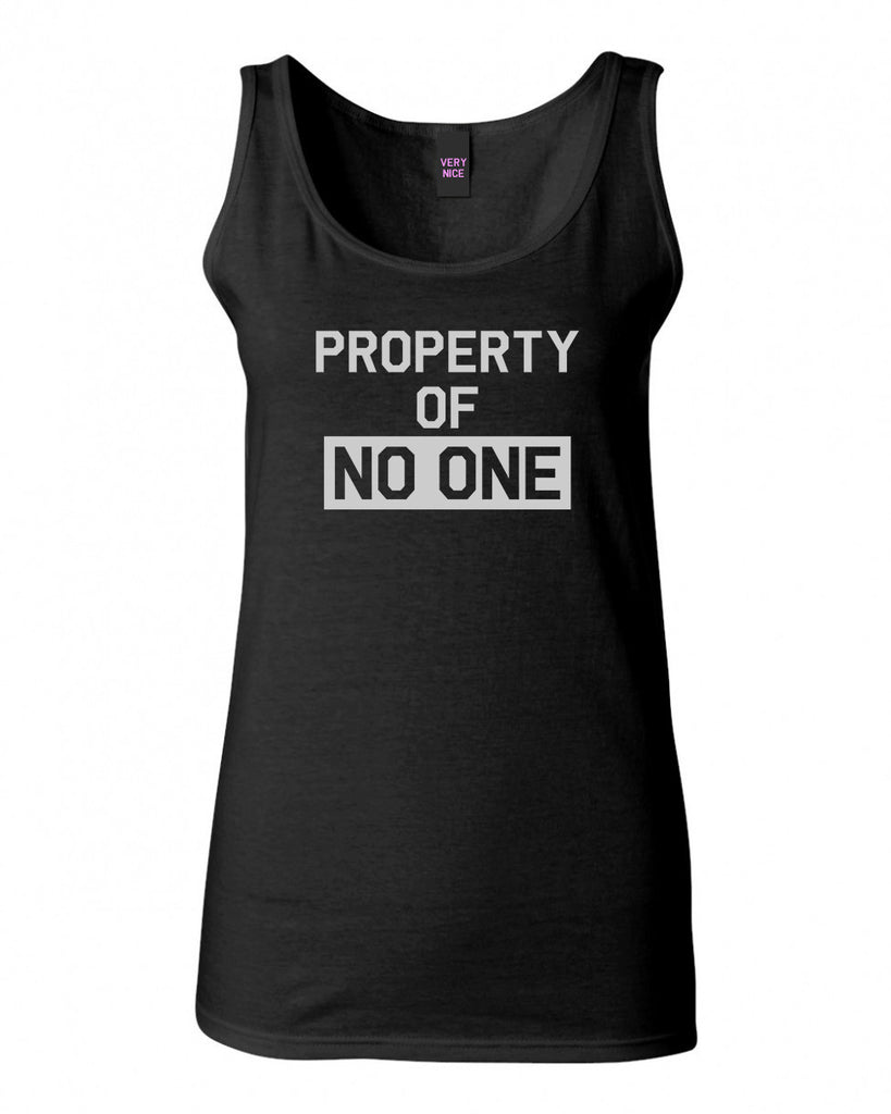 Property Of No One Tank Top by Very Nice Clothing