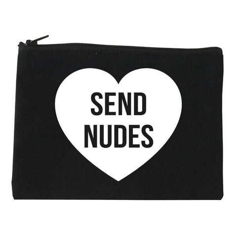 Send Nudes Heart Cosmetic Makeup Bag by Very Nice Clothing