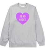 Send Nudes Heart Crewneck Sweatshirt by Very Nice Clothing