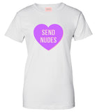 Send Nudes Heart T-Shirt by Very Nice Clothing