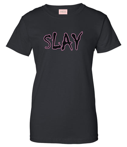 Slay Pink T-Shirt by Very Nice Clothing