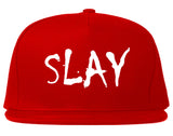 Slay Pink Snapback Hat by Very Nice Clothing
