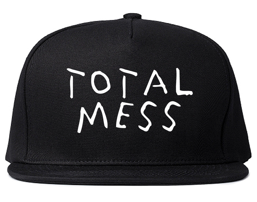 Total Mess Snapback Hat by Very Nice Clothing
