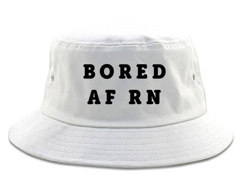 Very Nice Bored AF RN Black Bucket Hat