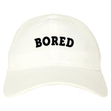 Bored Dad Hat White