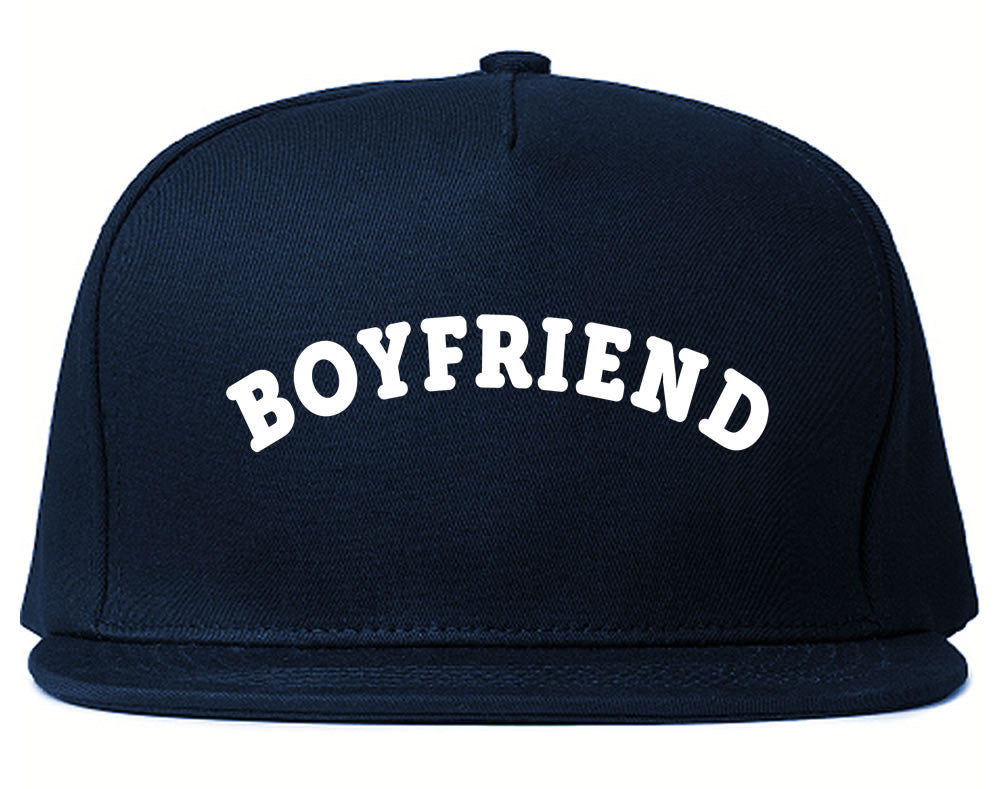 Very Nice Boyfriend BF BFF Black Snapback Hat Navy Blue