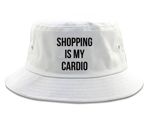 Very Nice Shopping Is My Cardio Black Bucket Hat