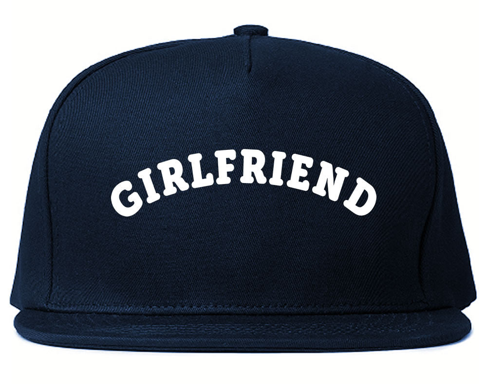 Very Nice Girlfriend GF BFF Black Snapback Hat Navy Blue