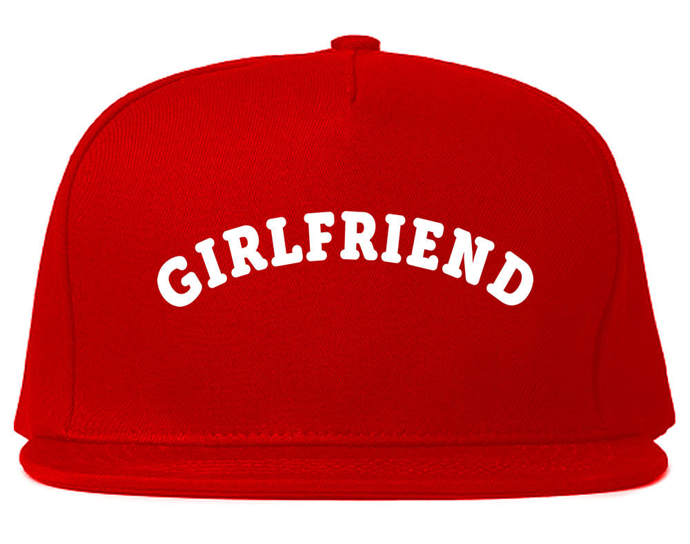 Very Nice Girlfriend GF BFF Black Snapback Hat Red