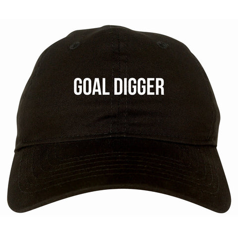 Goal Digger Dad Hat in Black