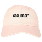 Goal Digger Dad Hat in Pink