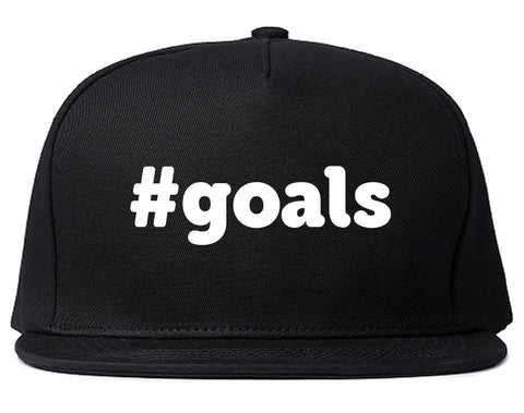 Hashtag Goals Snapback Hat by Very Nice Clothing