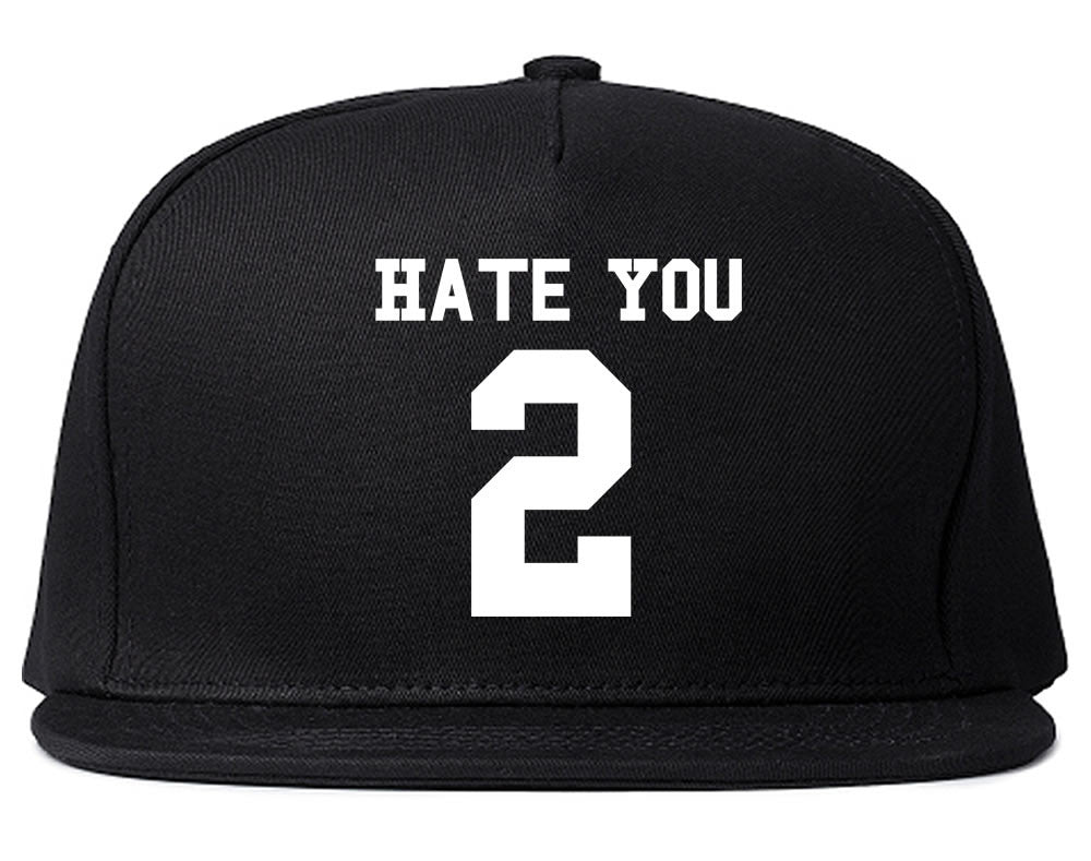 Hate You 2 Team Snapback Hat by Very Nice Clothing