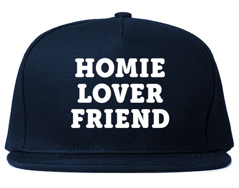 Very Nice Homie Lover Friend Black Snapback Hat Navy Blue