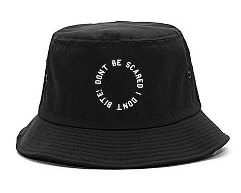 Don't Be Scared I Don't Bite Racoons Bucket Hat by Very Nice Clothing