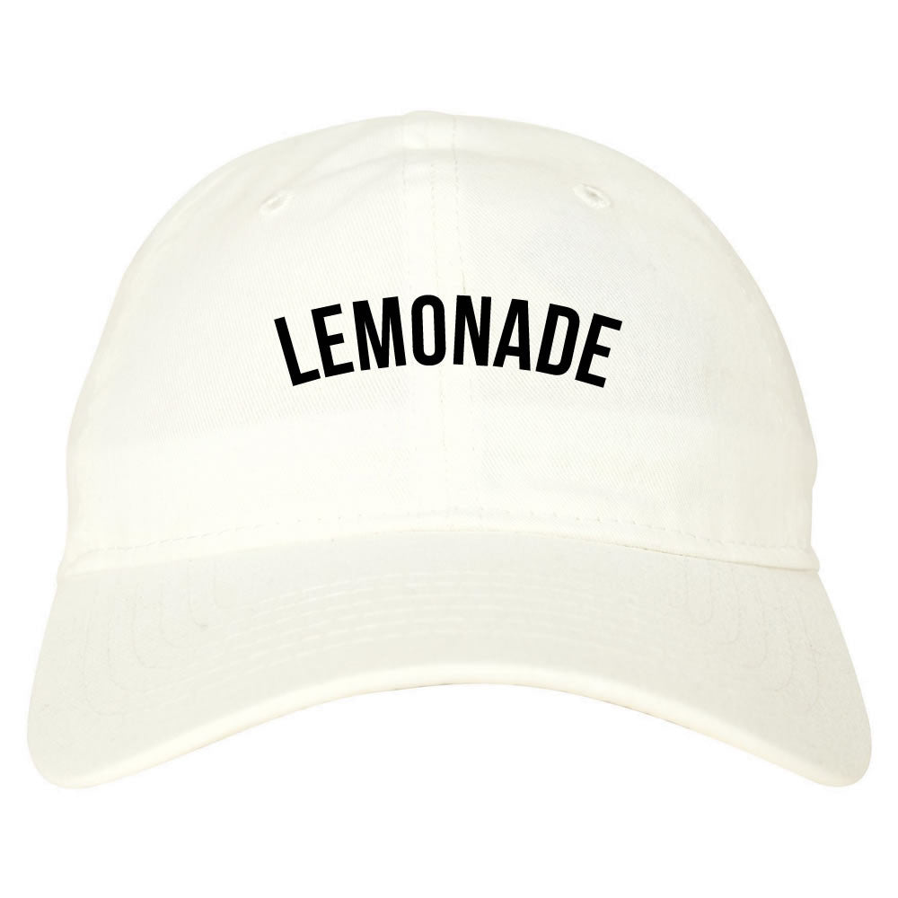 Lemonade Dad Hat In White