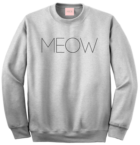 Very Nice Meow Cats Kittens Kitty Boyfriend Sweatshirt White