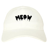 Meow Cute Goth Cat Dad Hat by Very Nice Clothing
