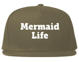 Mermaid Life Snapback Hat by Very Nice Clothing