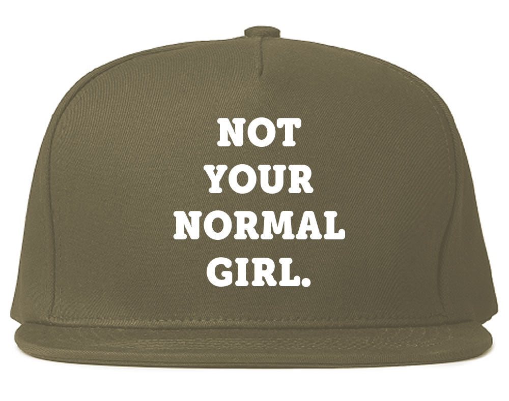 Very Nice Not Your Normal Girl Weird Snapback Hat