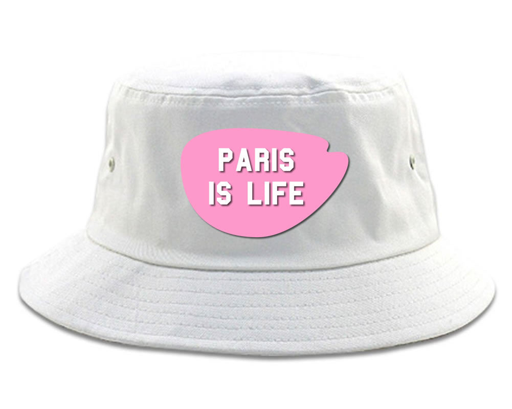 Very Nice Paris Is Life France Black Bucket Hat