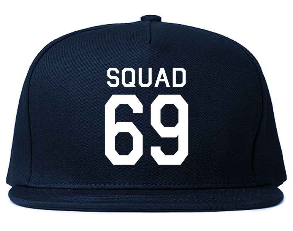 Very Nice Squad 69 Team Jersey Snapback Hat Navy Blue